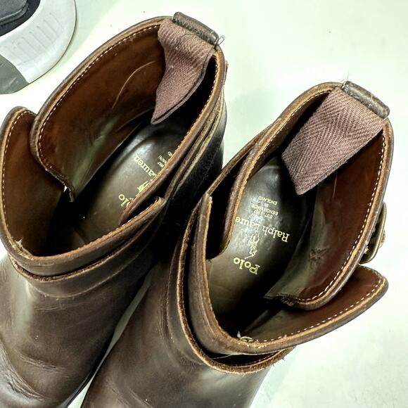 VERY GOOD Ralph Lauren x Alfred Sargent Jodhpur Boots Bench Made in England 9 - Picture 8 of 12